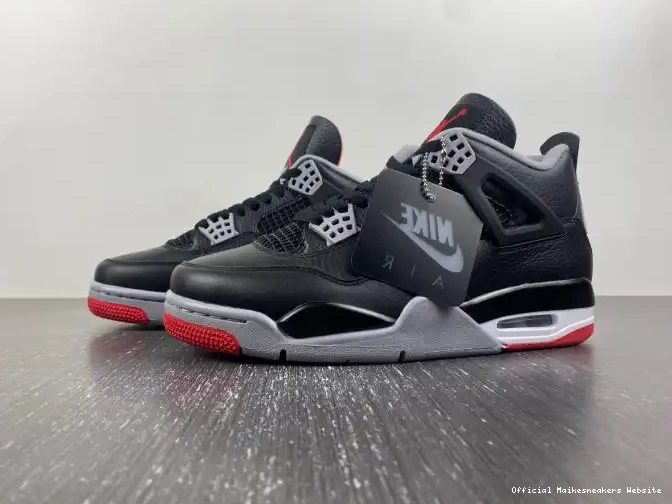 Official Maikesneakers 4 FV5029-006 Jordan Bred Air Reimagined 0408